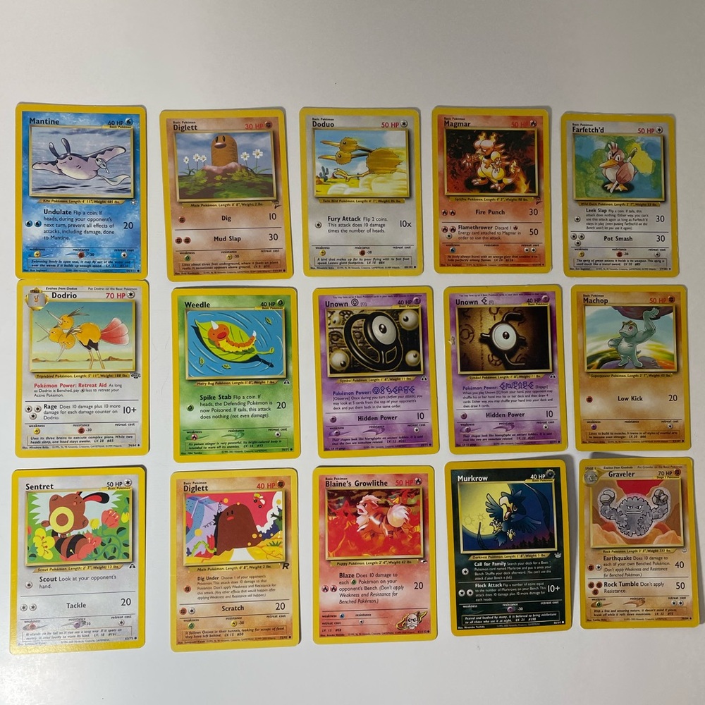 vintage Pokemon card lot 2